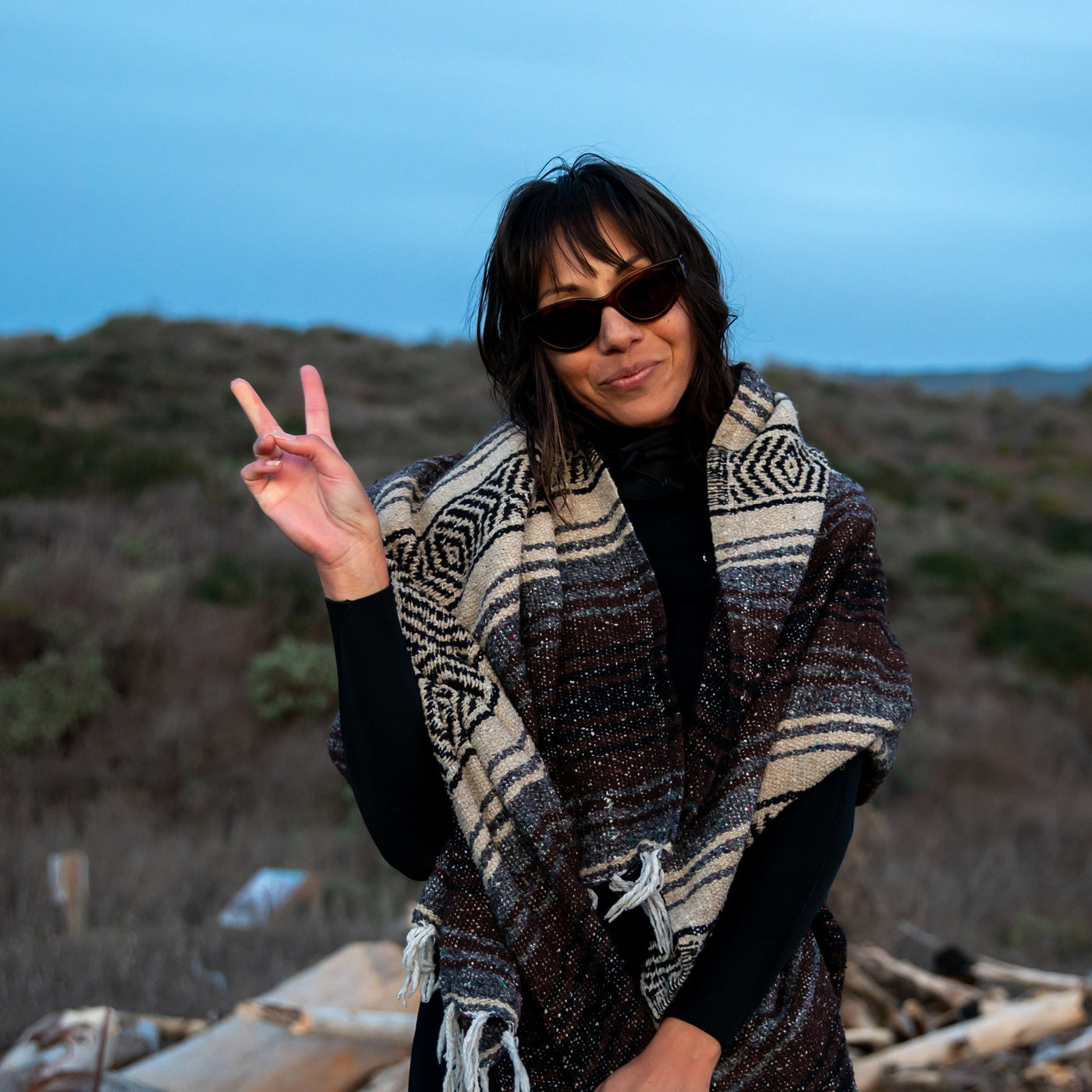 AUDREY - Eco Crystal Pebble / Brown