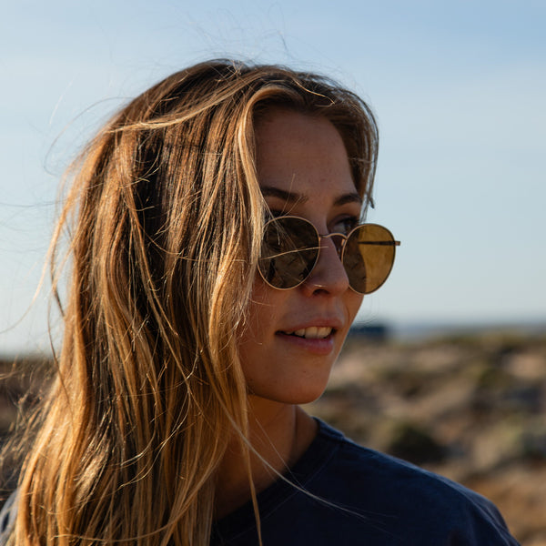 FLINT - Brushed Gold  /  Brown