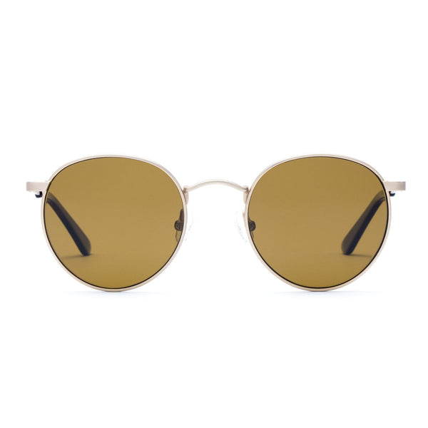 Gold wire frame sunglasses