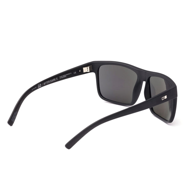 Black OTIS Eyewear sunglasses from the back