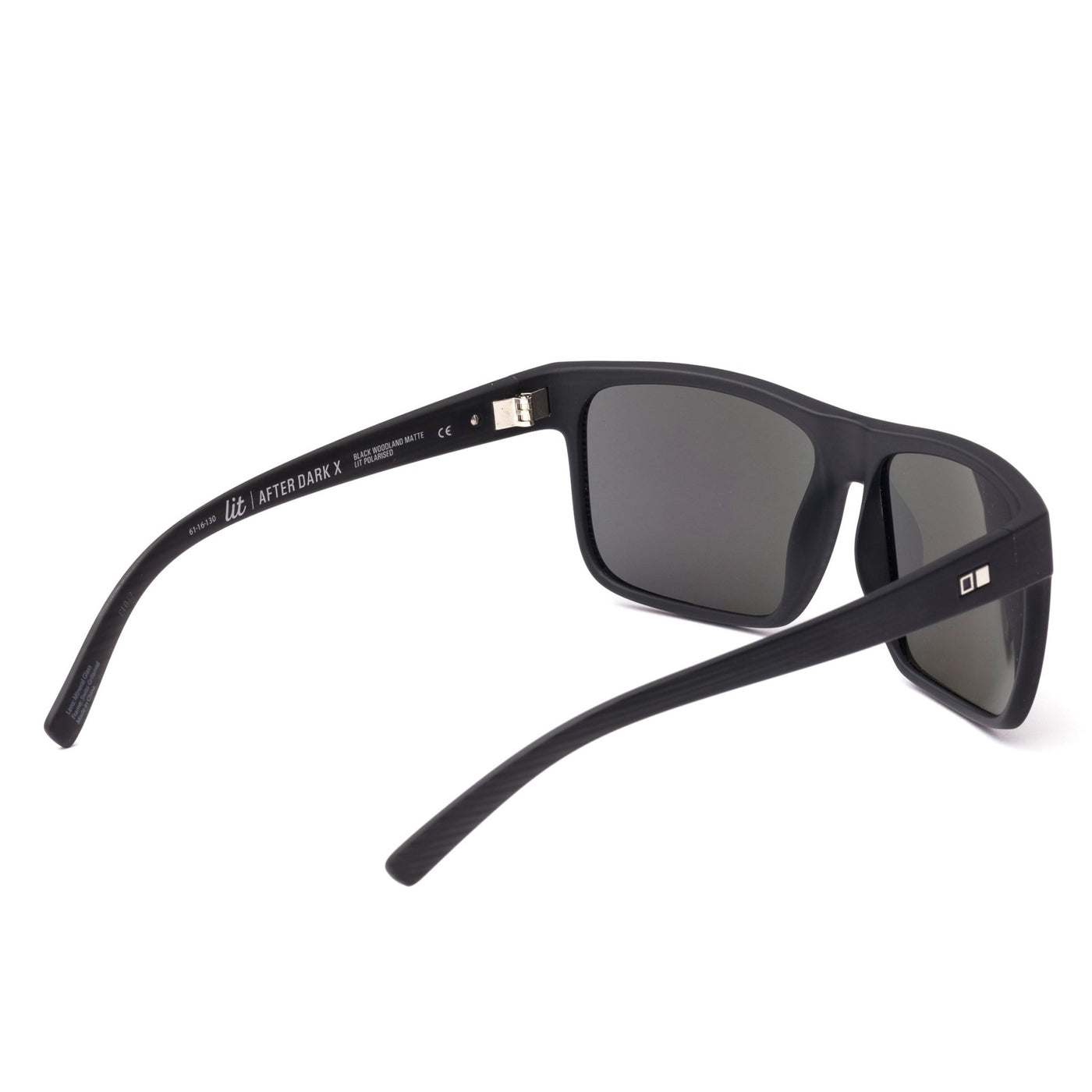 Black OTIS Eyewear sunglasses from the back